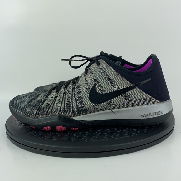 Nike Free TR6 Silver/Pink Athletic Running Shoes 849805-002 Women's Size 9 - Picture 9 of 12